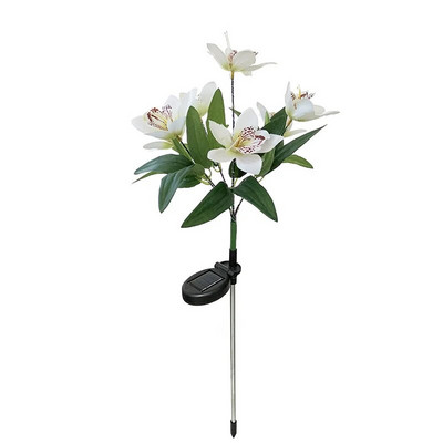 7 glava solarna svjetiljka za orhideje ruže vanjska vodootporna vrtna svjetiljka za krajolik Vanjski travnjak kućna noćna svjetla s ukrasnim cvijećem