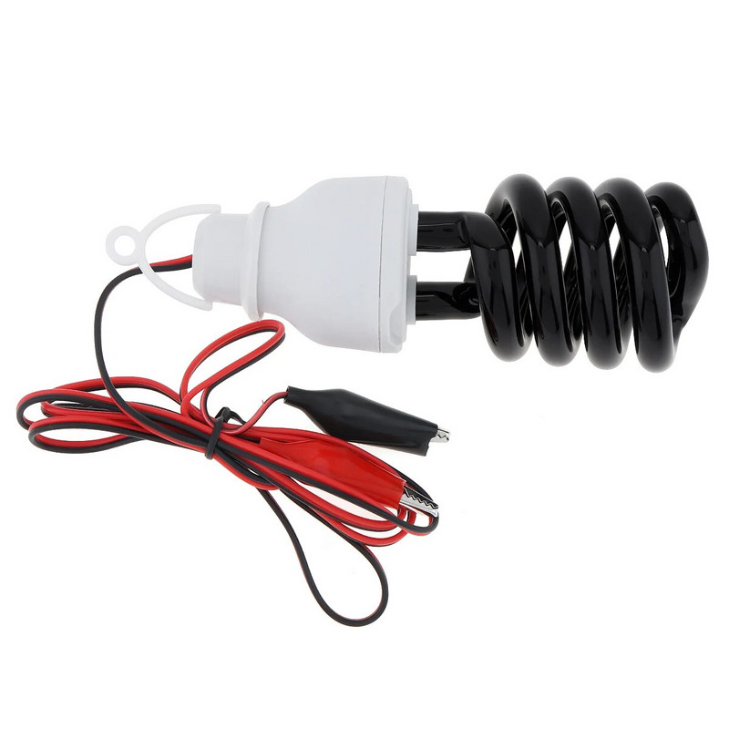 Lampă UV cu lumină neagră 20W 30W 40W Lămpi cu ultraviolete Becuri UVA cu economie de energie lumini negre E27 DC 12V/220V Lampă capcană tub țânțari