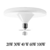 E27 LED lemputė 220V UFO lempa E27 LED lempos šaltai balta 20W 30W 40W 60W 100W Bombillas ampulės LED lemputės namų apšvietimui
