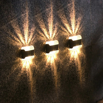 Слънчеви светлини Външно широкоъгълно осветление Сензор за движение Сигурна лампа Улична градина Двор Парк Външно домашно осветление Декорация