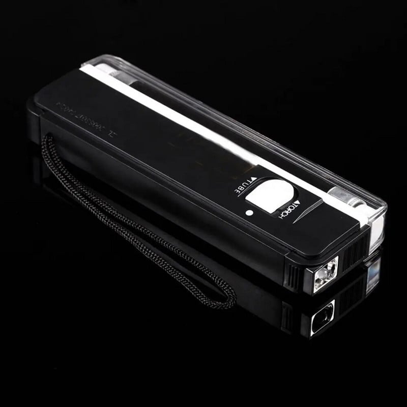 Dispozitiv Urina Violet Baterie Lumină intermitentă 2 în 1 Lampă ultravioletă portabilă portabilă Detector de bani UV