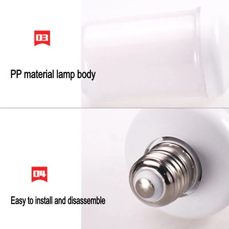 LED E27 Flame Bulb Fire 4 modeļi LED gaismas dinamiskais liesmas efekts 220v mājas apgaismojumam