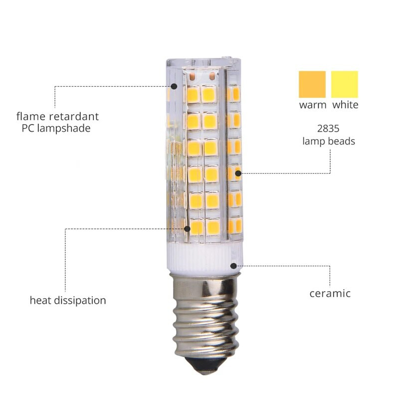 E14 LED lemputė 5W 7W 9W 12W LED lemputė kintamosios srovės 220V LED kukurūzų lemputė SMD2835 360 spindulio kampas E14 LED prožektorius Pakeiskite halogeninę lempą
