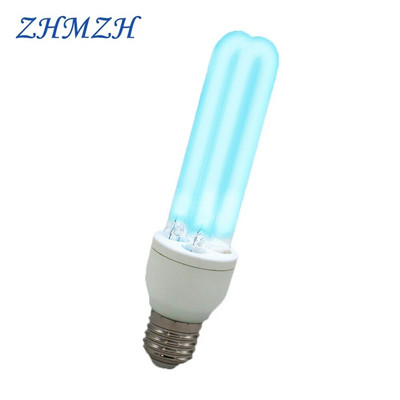 AC 220-240 V magas ózon terhelésű ultraibolya sterilizáló lámpa izzók 15 W UVC fertőtlenítő izzó Ultraibolya baktériumölő lámpa E27 253,7 nm