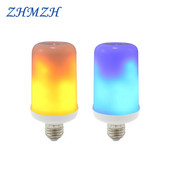 85-265V E27 99LEDs láng fénygravitációs érzékelő LED lánghatású lámpa izzó villogó megvilágítás lélegző parti dekor lámpák