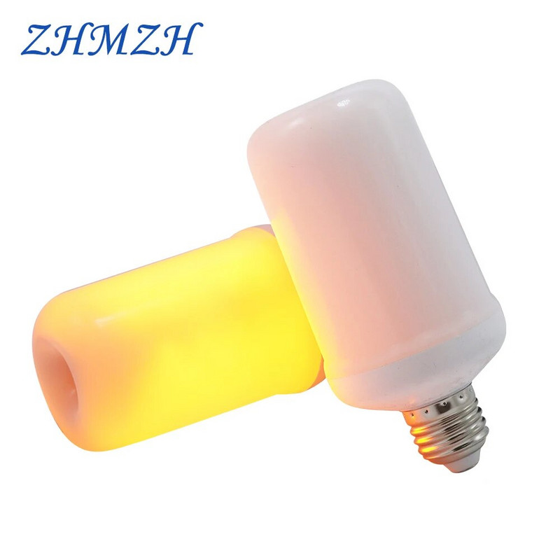 85-265V E27 99LEDs láng fénygravitációs érzékelő LED lánghatású lámpa izzó villogó megvilágítás lélegző parti dekor lámpák