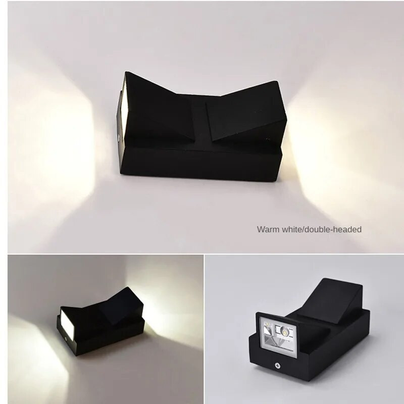 Led zidna svjetiljka u obliku slova K Vanjska vodootporna IP65 Unutarnja zidna svjetiljka 5W 12W Trijem Vrtna svjetla Rasvjeta terasa Balkon Dvorište