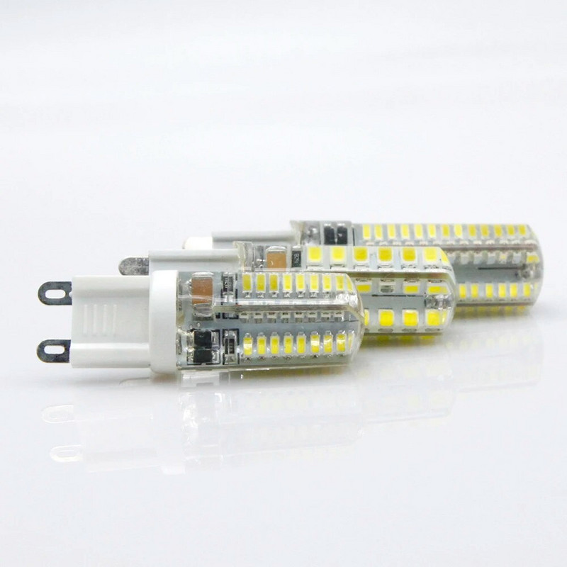3 DB LED G9 lámpa AC 220V kukorica izzó SMD 2835 3014 48 64 104leds Lampada LED izzó Cserélje ki a halogén fényt 360 sugárzási szög