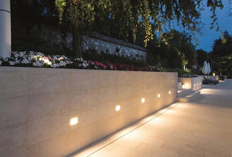 3W 5W led svjetlo za stepenice sa zidnom svjetiljkom dolje Ugrađena kutija Aluminijska svjetla za stepenice Vanjska LED zidna svjetiljka Footlight vodootporan IP66