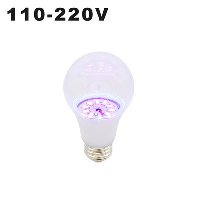 AC110-220V SMD 5730 LED UVA лампа Крушки 5W 7W Ултравиолетови крушки за дезинфекция E27 UV LED бактерицидни лампи UV стерилизатор