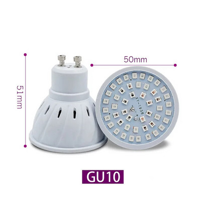 Phyto Lamp Full Spectrum LED Grow Light AC220V 230V E27 E14 MR16 GU10 Plant Lamp Fitolamp For Indoor Sadnice Flower Fitolampy