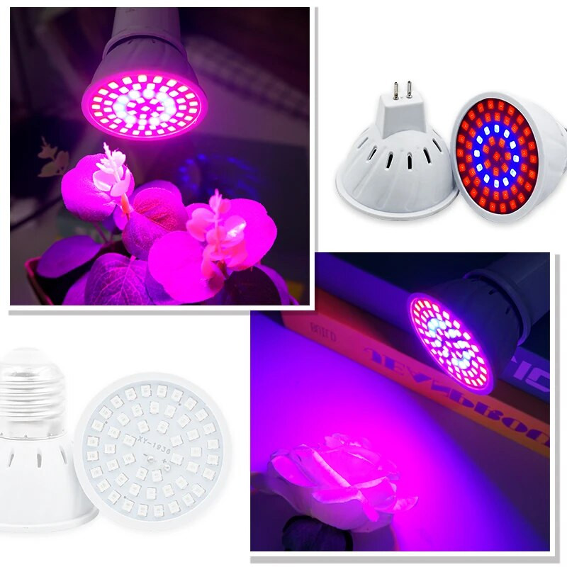 Phyto Lamp Full Spectrum LED Grow Light AC220V 230V E27 E14 MR16 GU10 Plant Lamp Fitolamp For Indoor Sadnice Flower Fitolampy