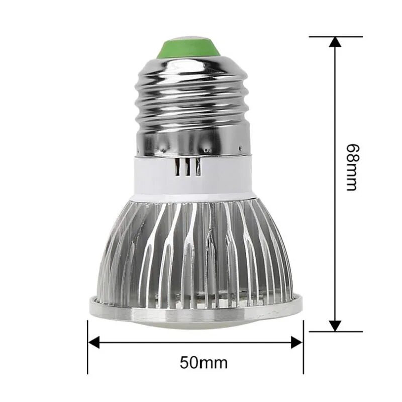 18LED 28LED CRVENA svjetiljka za uzgoj biljaka unutarnja žarulja COB crvena LED s punim spektrom rasta cvijeća, aluminijski poklopac za šator za uzgoj u stakleniku
