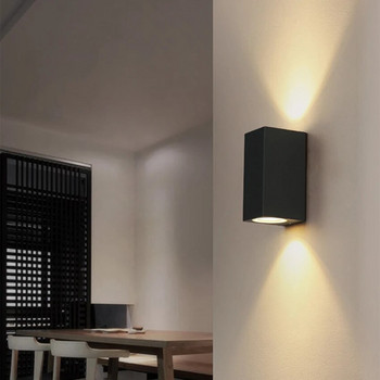 GU10 Основа Външни водоустойчиви стенни лампи Градинска веранда Стенно осветление LED стенни лампи Алуминий AC86-265