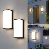 Moderna Led vanjska zidna svjetiljka Vodootporna IP65 110v 220v Svjetla za balkonsku vrtnu ogradu Svjetlo za vanjsku verandu Vanjska zidna svjetiljka