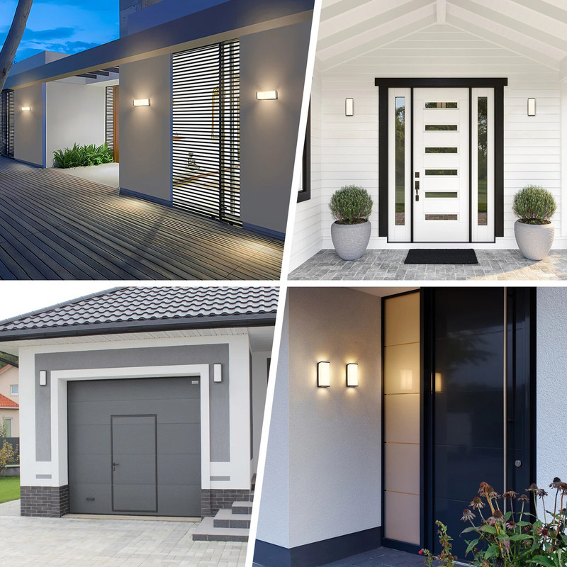 Moderna Led vanjska zidna svjetiljka Vodootporna IP65 110v 220v Svjetla za balkonsku vrtnu ogradu Svjetlo za vanjsku verandu Vanjska zidna svjetiljka