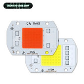 220 V LED lustas 10 W 20 W 30 W 50 W COB lustas Nereikia tvarkyklės išmaniojo IC LED lempos karoliuko, skirto potvynių prožektorių augalų šviesai pasidaryk pats apšvietimui