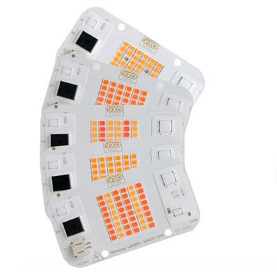 Kertészeti Beltéri Növénytermesztési Light COB LED Chip 50W Teljes spektrum+660nm LED COB chip Növénytermesztéshez Lighting Chip DIY AC220V