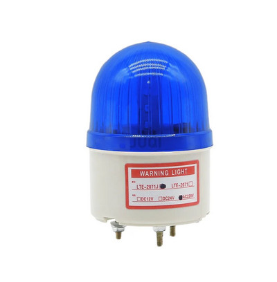 Su garsiniu signalu Strobe Signal Įspėjamoji lemputė 12V N-2071J Mirksi pavojaus garsas Šviesa 24V 220V LED lemputė Indikacinės lemputės