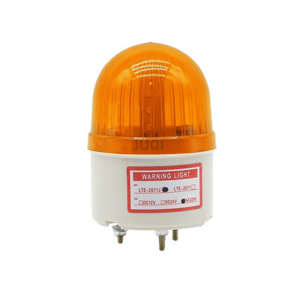 Su garsiniu signalu Strobe Signal Įspėjamoji lemputė 12V N-2071J Mirksi pavojaus garsas Šviesa 24V 220V LED lemputė Indikacinės lemputės