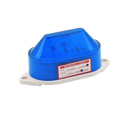 LED-3051 Garsinė ir vaizdinė aliarmo lemputė Strobe Signal Įspėjamoji lemputė 12V 24V 220V Indikacinė lemputė LED lemputė Apsaugos signalizacija LED-3071