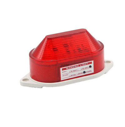 LED-3051 Garsinė ir vaizdinė aliarmo lemputė Strobe Signal Įspėjamoji lemputė 12V 24V 220V Indikacinė lemputė LED lemputė Apsaugos signalizacija LED-3071