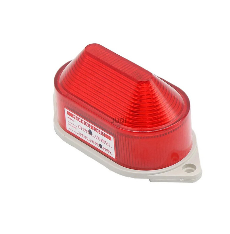 LED-3051 Garsinė ir vaizdinė aliarmo lemputė Strobe Signal Įspėjamoji lemputė 12V 24V 220V Indikacinė lemputė LED lemputė Apsaugos signalizacija LED-3071