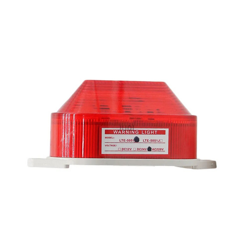 LED-3051 Garsinė ir vaizdinė aliarmo lemputė Strobe Signal Įspėjamoji lemputė 12V 24V 220V Indikacinė lemputė LED lemputė Apsaugos signalizacija LED-3071