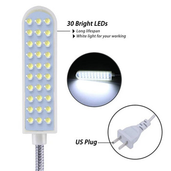 Индустриално осветление Супер ярка LED лампа за шевна машина Нощна лампа Домашна работна светлина с магнит за основа, адсорбирана на струг