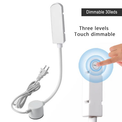 Pramoninis apšvietimas Super ryškus LED siuvimo mašinos lemputė Naktinė lemputė Namų darbo lemputė su magnetiniu pagrindu, adsorbuota ant tekinimo staklių