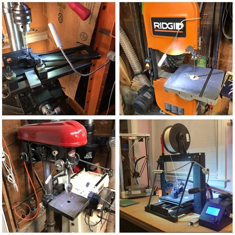 Pramoninis apšvietimas Super ryškus LED siuvimo mašinos lemputė Naktinė lemputė Namų darbo lemputė su magnetiniu pagrindu, adsorbuota ant tekinimo staklių