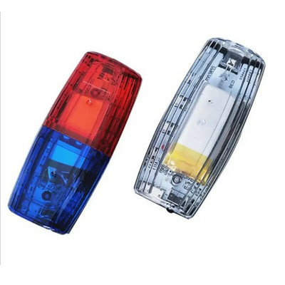 LED roșu și albastru Avertizare umăr Lumină de poliție Clip de umăr Lumină Lucrător de salubritate Alarma de patrulare de siguranță Semnal bliț Lampă stroboscopică