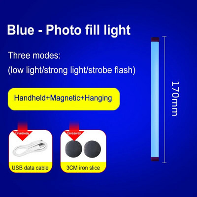 17cm-52cm LED svjetla za hitne slučajeve DC5V 20W 40W 60W USB punjive svjetiljke za vanjsko kampiranje za kućnu radnu rasvjetu pri nestanku struje