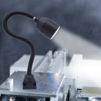 220V магнитна LED работна светлина Лампа за гъши врат за стругова фреза
