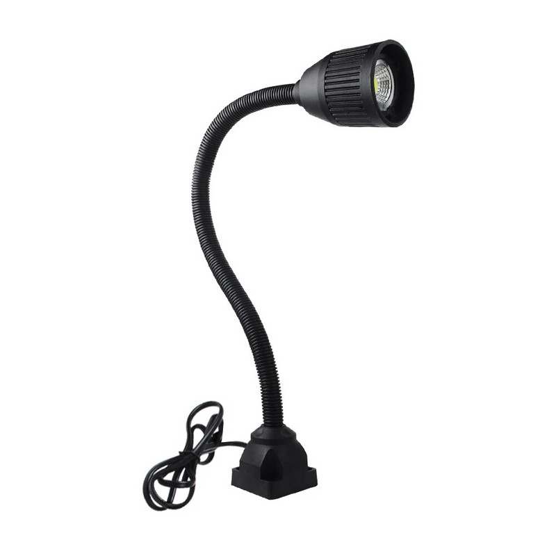 220 V magnetinė LED darbo lemputė žąsies kaklelio lempos lemputė tekinimo staklių frezavimo staklėms