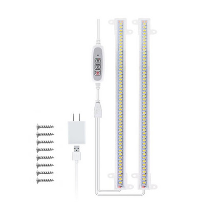 Unutarnje Led svjetlo za uzgoj, USB tajmer, fito svjetiljka za biljke, LED svjetiljka s mogućnošću prigušivanja, fitolampe, hidroponičke svjetiljke za uzgoj punog spektra