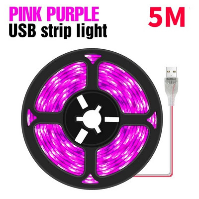 5M Led svjetlo za rast biljaka, fito lampa punog spektra, traka za sjemenke, šator za staklenike za cvijeće, hidroponsko vodootporno osvjetljenje biljaka