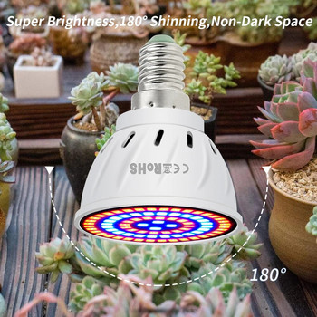 Λαμπτήρας 220V LED Plant Grow Full Spectrum Phytolamp Flower Seeds Hydroponic Growth Lamp for Indoor Plant Cultivation Growbox