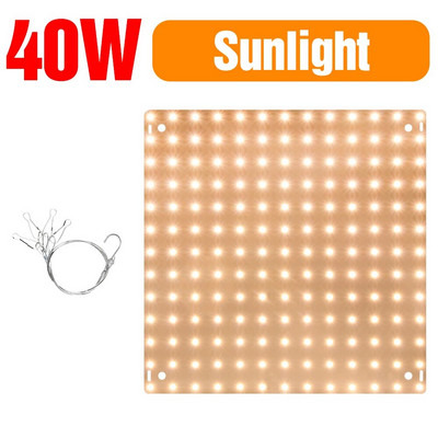 LED svjetiljka za rast Kvantna ploča s punim spektrom, fitolampa za sobne biljke, hidroponika, svjetiljka za uzgoj sjemenki cvijeća, kutija za uzgoj