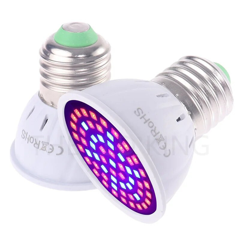 Badu.bg LED крушка с пълен спектър E27 E14 GU10 MR16 220V оранжерийна ...