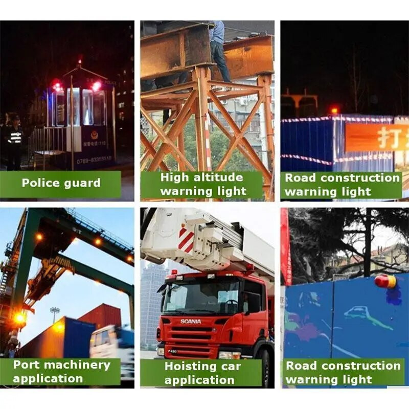 1 kom LED svjetlo upozorenja na solarnu energiju Treperenje Sigurnost u izgradnji Cestovne barikade Prometna automatska signalna svjetiljka za vozila
