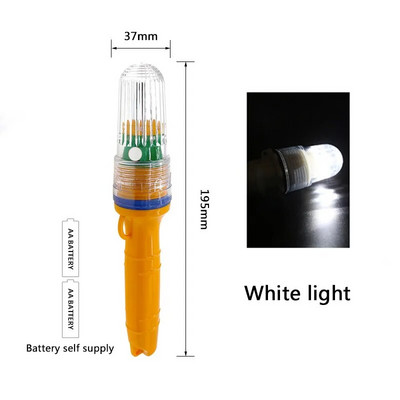 1 vnt. Žvejybos lemputė povandeninis tinklas Švyturys plūduras Signalinės šviesos indikatoriaus šviesos masalai Žuvies ieškiklio lemputė Mirksi