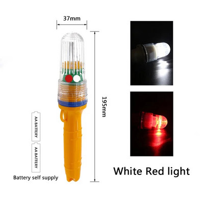 Žvejybos lemputė povandeninis tinklas Švyturys plūduras Signalinės šviesos indikatoriaus šviesos masalai Žuvies ieškiklio lemputė Mirksi dviguba blykstės lemputė