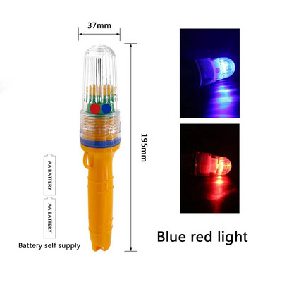 Žvejybos lemputė povandeninis tinklas Švyturys plūduras Signalinės šviesos indikatoriaus šviesos masalai Žuvies ieškiklio lemputė Mirksi dviguba blykstės lemputė