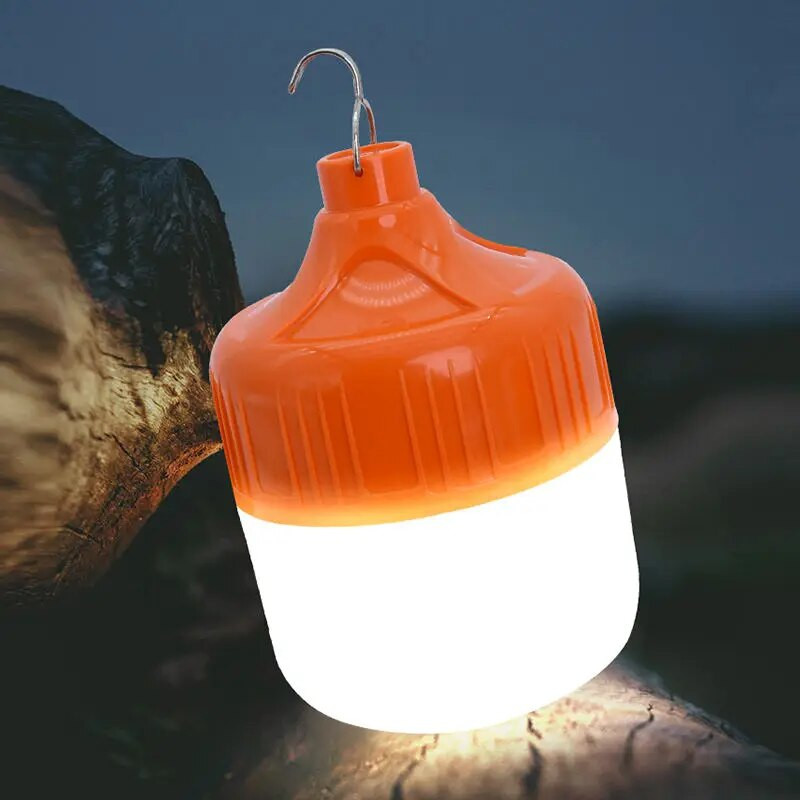 Usb 60w palapinės įkrovimas LED avarinis miegamasis žibintas Super ryškus nešiojamasis kablio apšvietimo lemputė lauko namo sodo šviestuvai