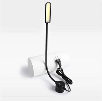 LED промишлена лампа в европейски стил 6W COB Гъвкава светлина Шивашка работна лампа с магнитна лампа с въртяща се тръба