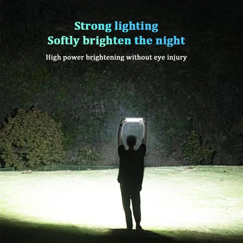 Magnetiniai LED avariniai žibintai Daugiafunkciniai namų maitinimo gedimai Darbo užpildymo lemputė Įkraunamos stovyklavietės lempos, ilgos juostos, 3 pavaros