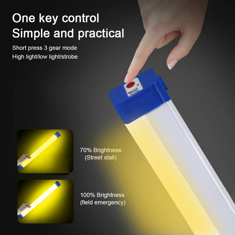 17cm-52cm LED svjetla za hitne slučajeve DC5V 30W 60W 80W USB punjive svjetiljke za vanjsko kampiranje za kućno radno svjetlo u slučaju nestanka struje