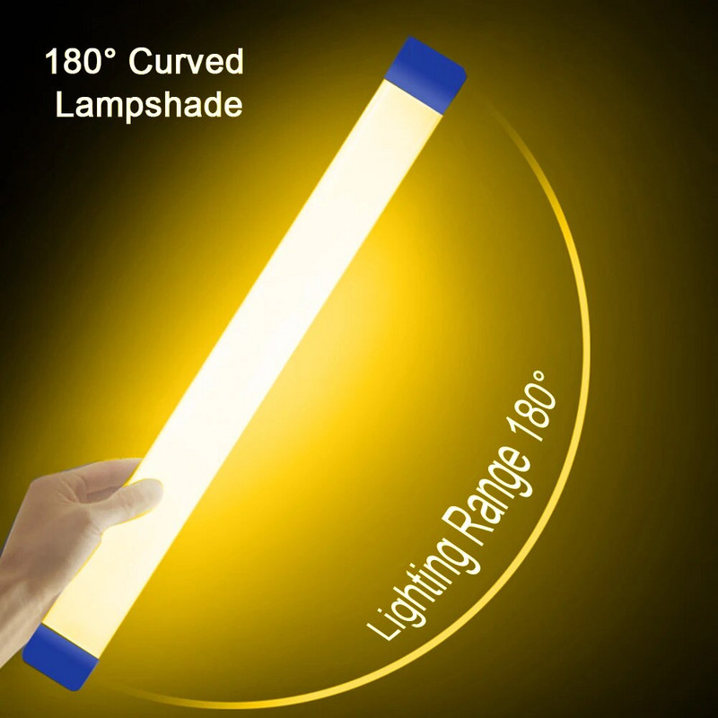 17cm-52cm LED svjetla za hitne slučajeve DC5V 30W 60W 80W USB punjive svjetiljke za vanjsko kampiranje za kućno radno svjetlo u slučaju nestanka struje