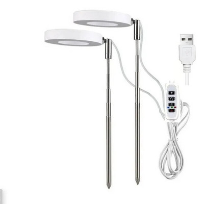 LED-es behúzható növényi lámpa, angyalgyűrűs zamatos fény, teljes spektrumú virágidőzítő növénykitöltő lámpa beltéri növényekhez